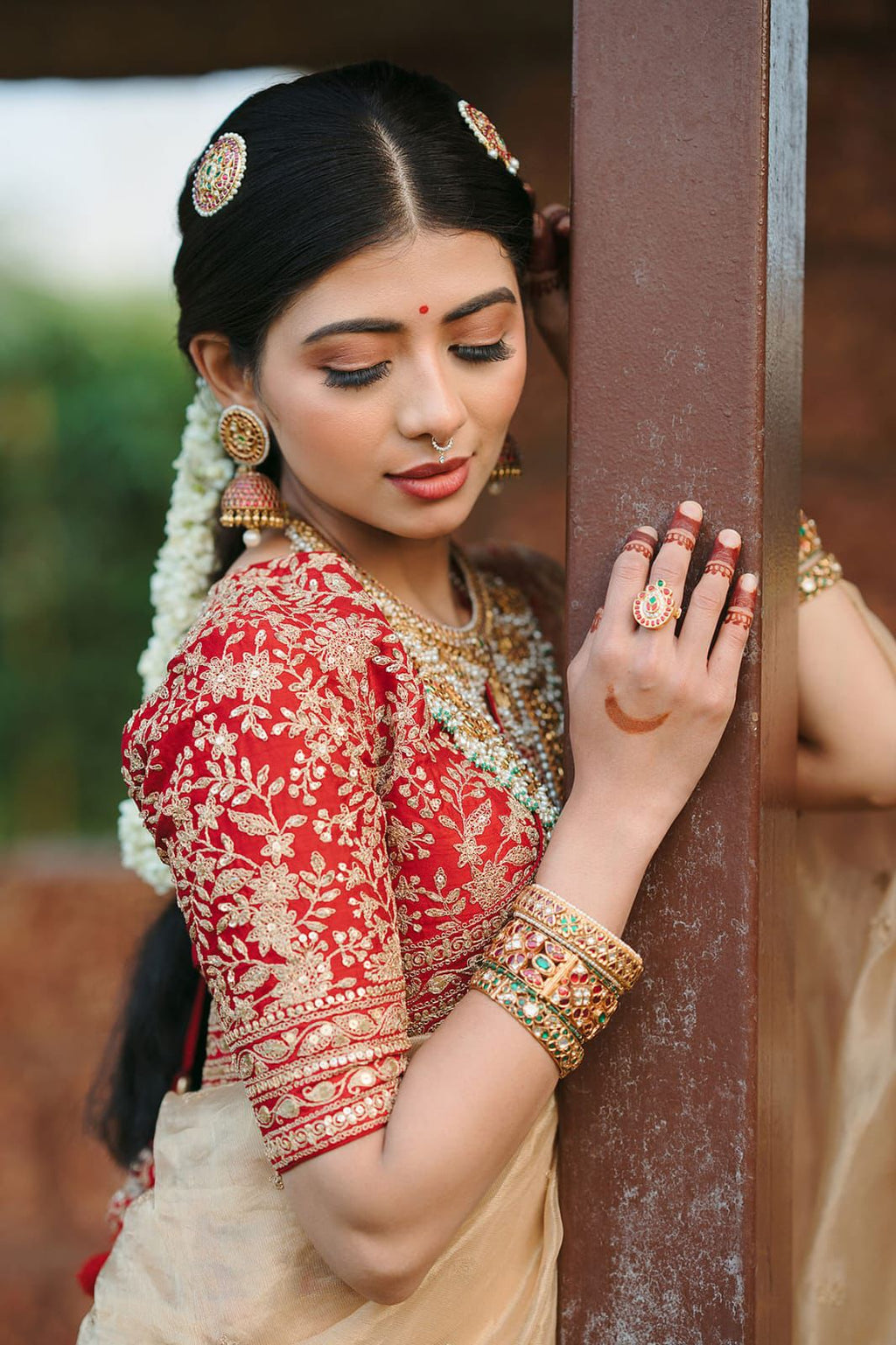 Opulent Jimmy Choo Saree with Luxe Embroidery